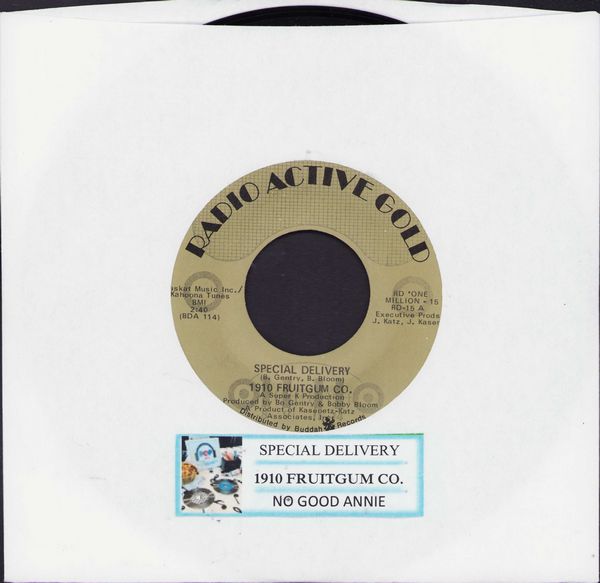 1910 Fruitgum Co. - Special Delivery/No Good Annie (re-issue with jukebox label) - NM9/ - 45 rpm Records