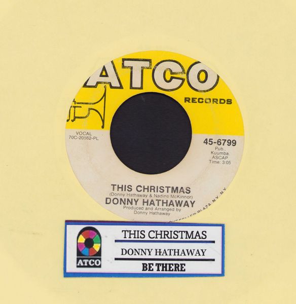 Hathaway, Donny - This Christmas/Be There (wol) - VG7/ - 45 rpm Records