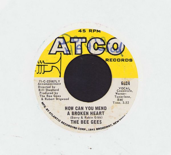 Bee Gees - How Can You Mend A Broken Heart/Country Woman (wol) - EX8/ - 45 rpm Records