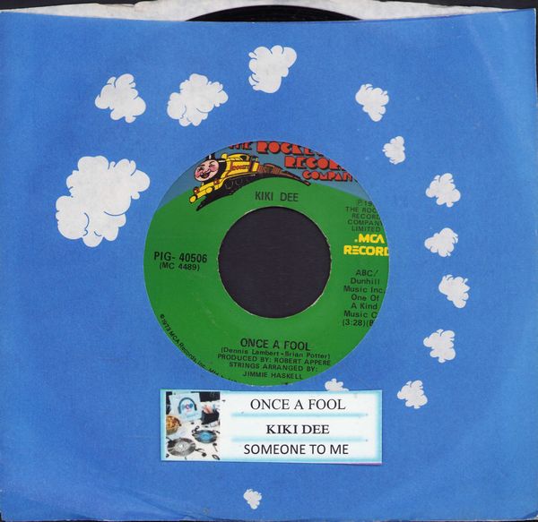 Dee, Kiki  - Once A Fool/Someone To Me (with jukebox label and RARE Rocket company sleeve) - NM9/ - 45 rpm Records