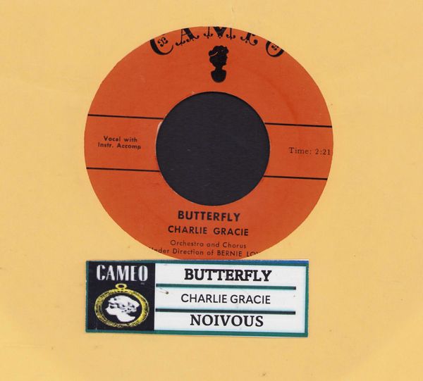 Gracie, Charlie - Butterfly/Ninety-Nine Ways (with jukebox label) - VG7/ - 45 rpm Records