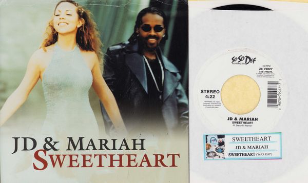JD & Mariah - Sweetheart/Sweetheart (w/o Rap) (with jukebox label and picture sleeve) - NM9/EX8 - 45 rpm Records