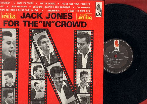 Jones, Jack - For The In Crowd: Love Bug, Yesterday, Baby I'm Yours, 1-2-3, Sunshine, Lollipops And Rainbows (Vinyl MONO LP record) - NM9/NM9 - LP Records