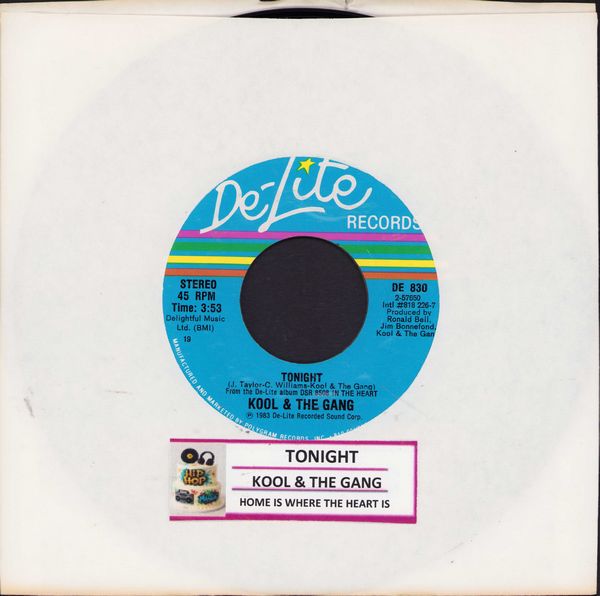 Kool & The Gang - Tonight/Home Is Where The Heart Is (with jukebox label) - NM9/ - 45 rpm Records