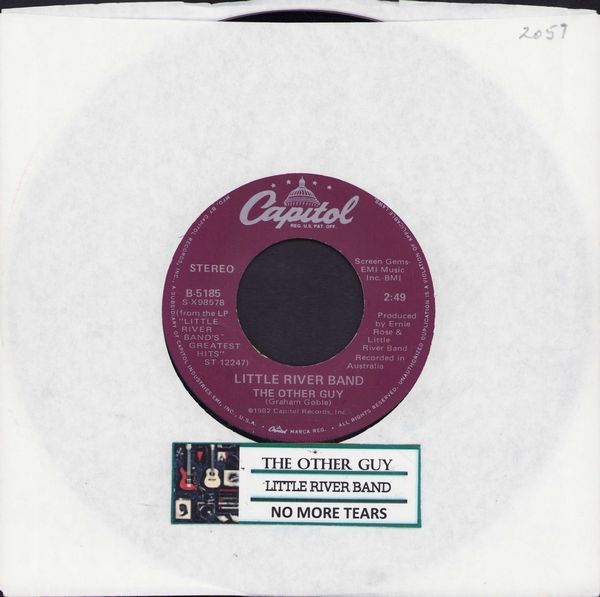 Little River Band - The Other Guy/No More Tears (with jukebox label) - NM9/ - 45 rpm Records