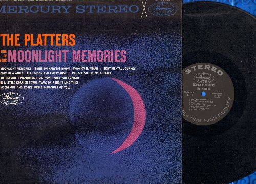 Platters - Moonlight Memories: Sentimental Journey, In A Little Spanish Town, I'll See You In My Dreams (vinyl STEREO LP record) - NM9/NM9 - LP Records