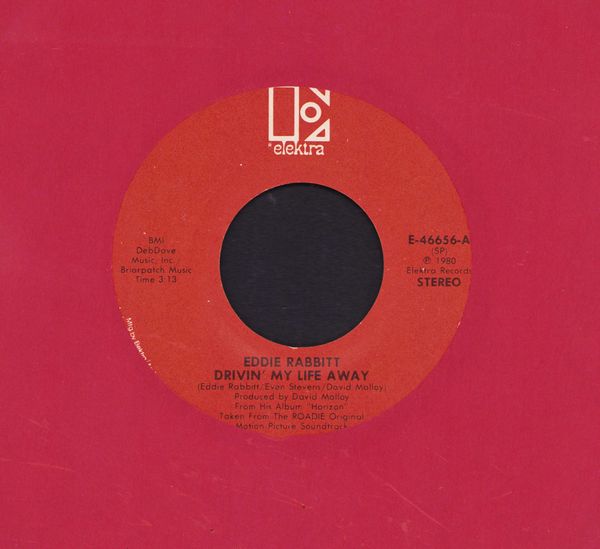 Rabbitt, Eddie - Drivin' My Life Away/Pretty Lady  - EX8/ - 45 rpm Records