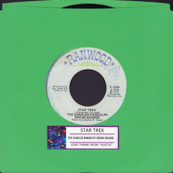 Grean, Charles Randolph Sounde - Star Trek/Love Theme From -Hustle- (with jukebox label) - NM9/ - 45 rpm Records