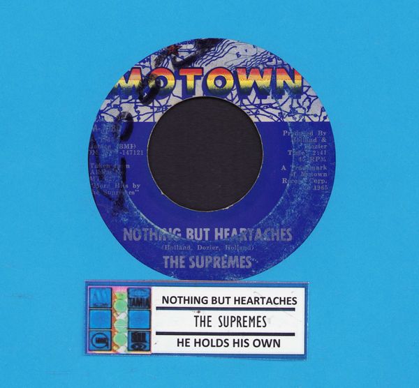 Supremes - Nothing But Heartaches/He Holds His Own (with jukebox label) - VG6/ - 45 rpm Records