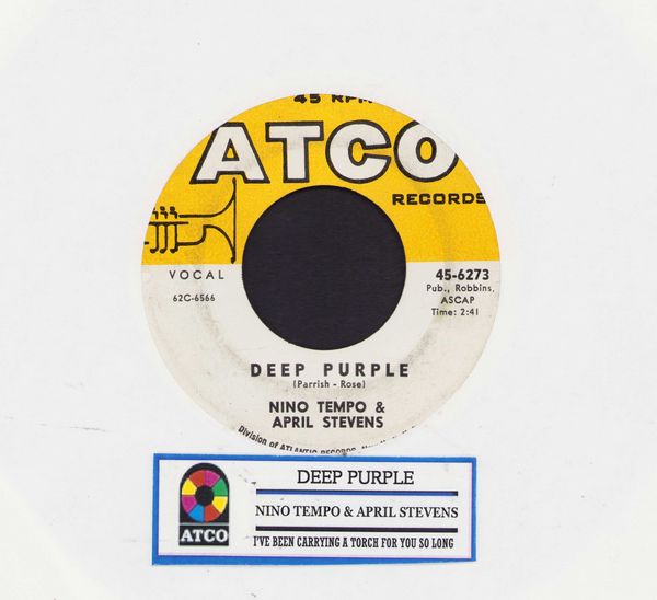Tempo, Nino & April Stevens - Let It Be Me/Wings Of Love (with jukebox label) - NM9/ - 45 rpm Records